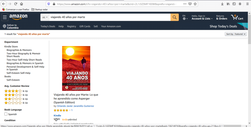 ¿Cómo comprar el libro Viajando 40 años por Marte: Lo que he aprendido como Asperger? 5 tutorial 4