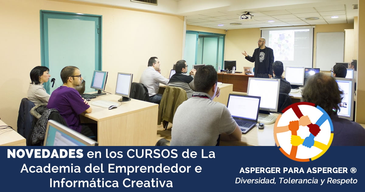 Novedades en los cursos de La Academia del Emprendedor e Informática Creativa