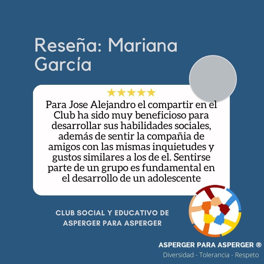 Reseña Club Social Asperger para Asperger